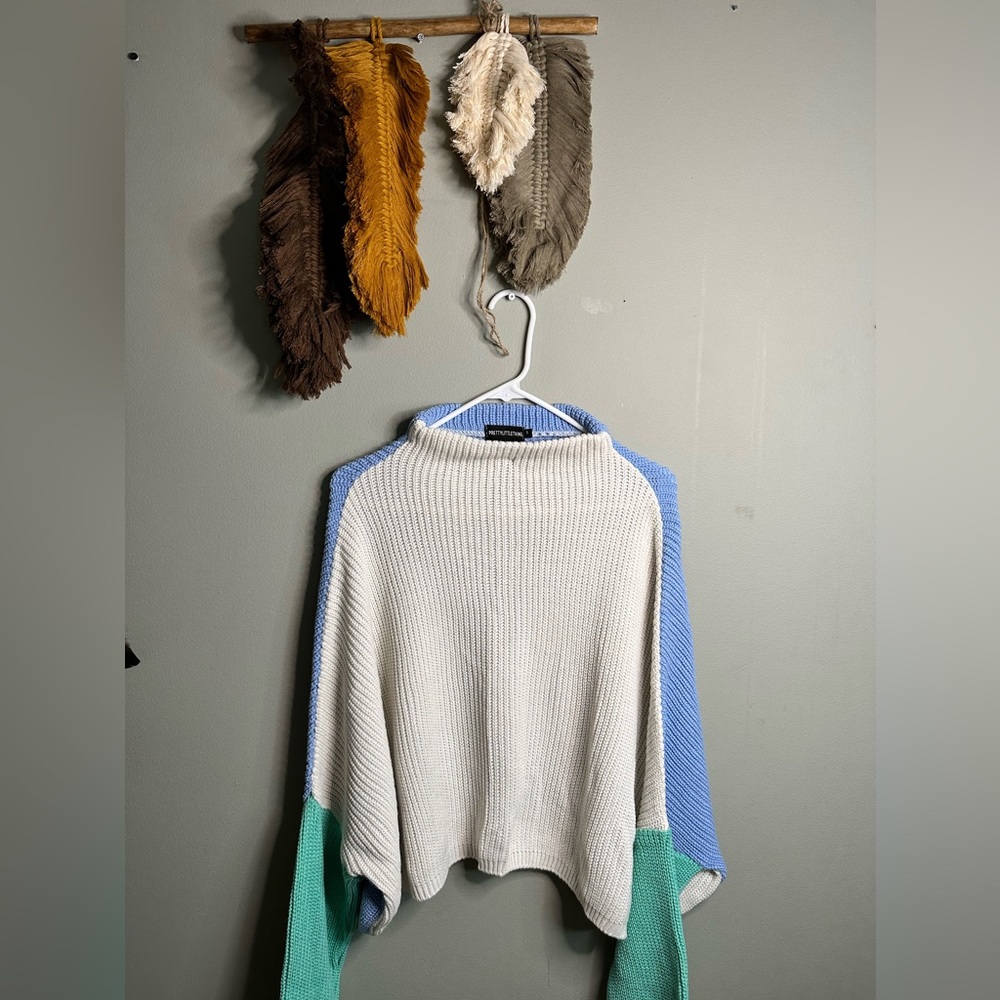 Color Block Sweater . New